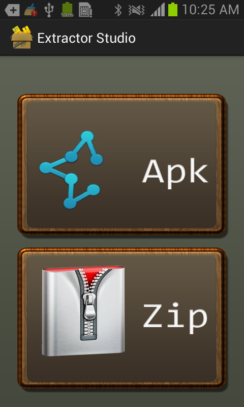 Android application Extractor Studio: APK&amp;ZIP screenshort