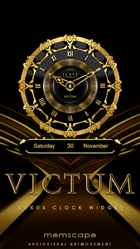 VICTUM Luxury Clock Widget