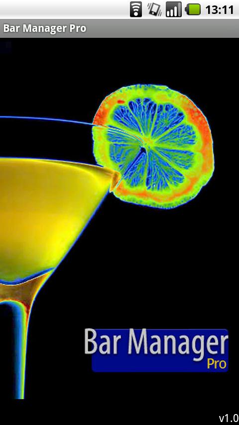 Android application Bar Manager Pro - Cocktail App screenshort