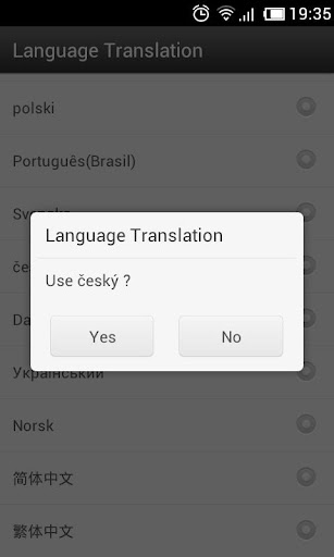 Czech Language GOWeatherEX