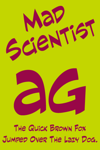 Mad Scientist FlipFont