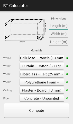 Reverb Time Calculator