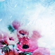 Touch Finger LWP Red Flowers