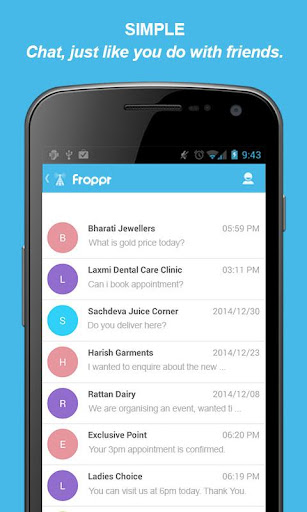 Froppr: Chat with Local Stores