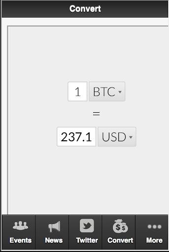 Bitcoin to USD