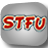 Shut The Fone Up (STFU) logo
