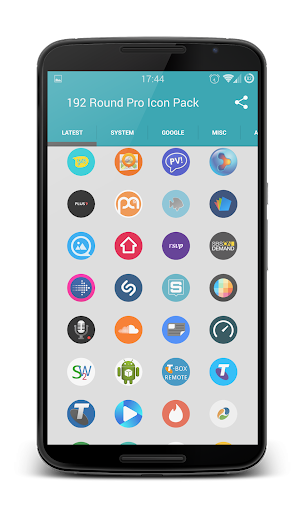 【免費個人化App】192 Round Icon Pack Pro-APP點子