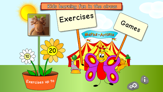 Android application Maths Artists first grade screenshot