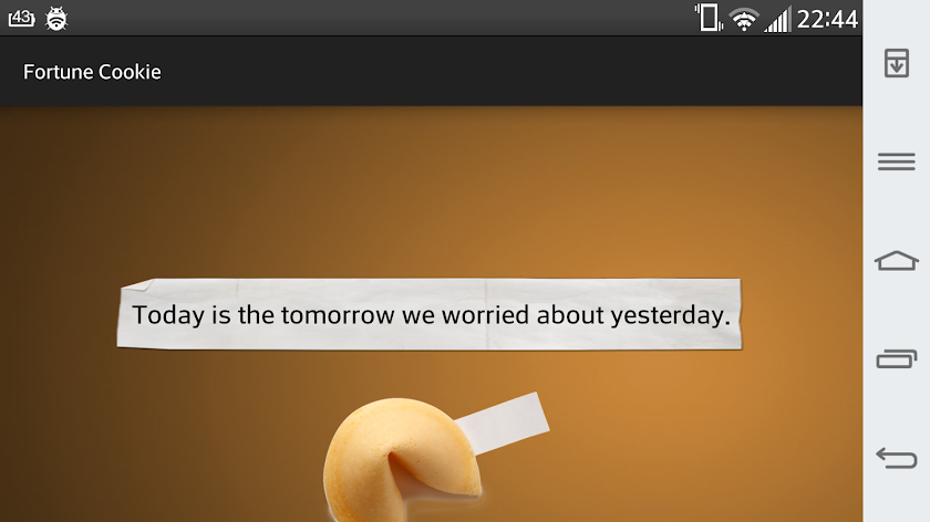 Fortune Cookie Screen 3