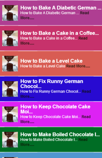 【免費書籍App】Chocolate Cake Cooking-APP點子