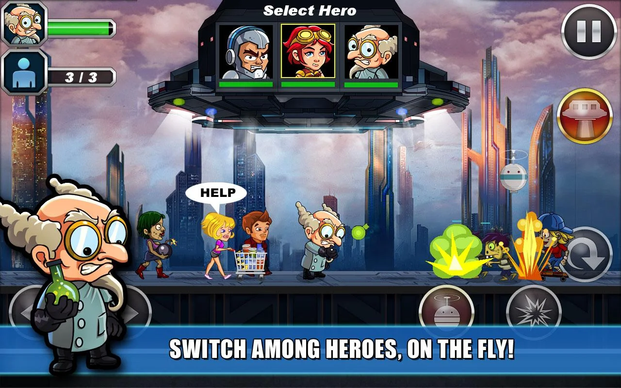   Zombie Busters Squad: captura de tela 