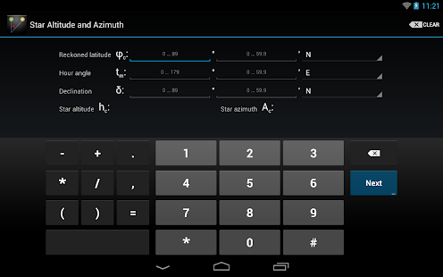 Free Download Star Altitude and Azimuth APK