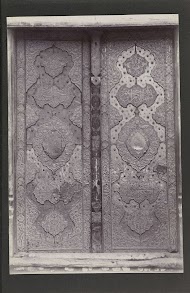 Detail van moskee (?) in Perzië