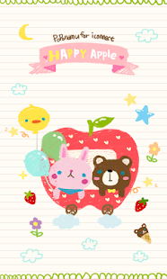 Happy Apple go launcher theme Screenshots 0