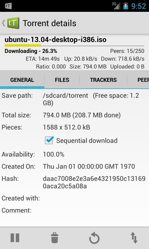 tTorrent Lite - Torrent Client - screenshot