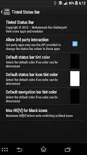 Tinted Status Bar Donation