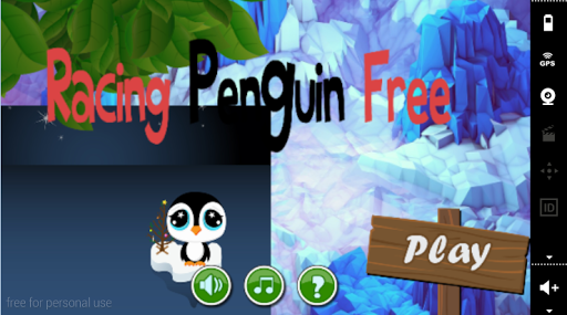 Racing Penguin Flying Free