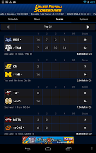 College Football Scoreboard