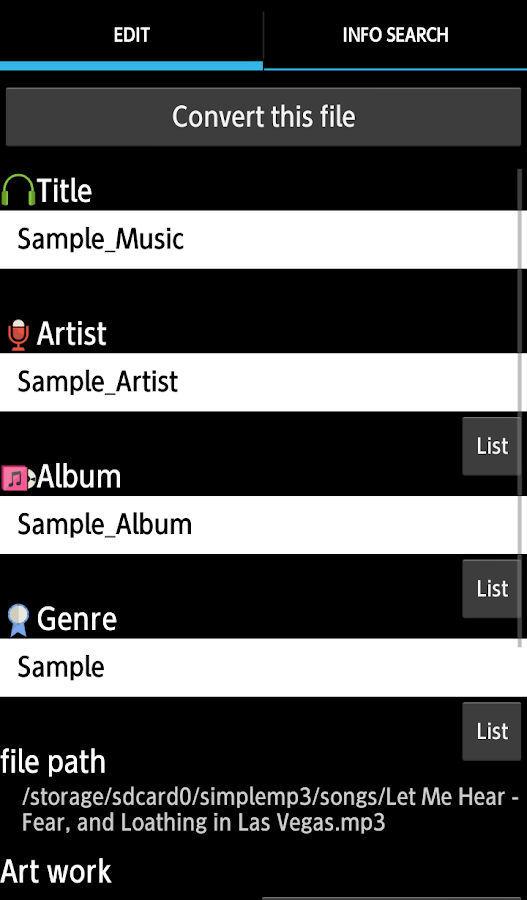 TK Music Tag Editor Android Apps on Google Play