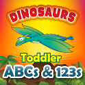 Toddler ABCs & 123s Dinosaurs logo