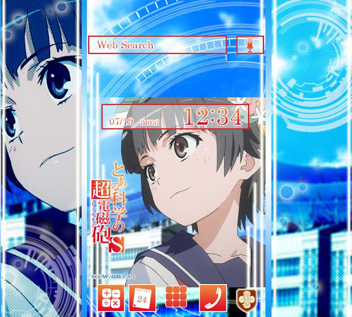 【免費個人化App】とある科学の超電磁砲S（アニメ）きせかえテーマ4-APP點子