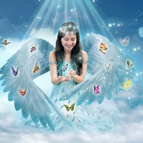 Angel by Irvan Blue-Ray - Illustration People