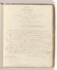 Gedicht op het zwaard waarmee Johan van Oldenbarnevelt in 1619 zou zijn onthoofd