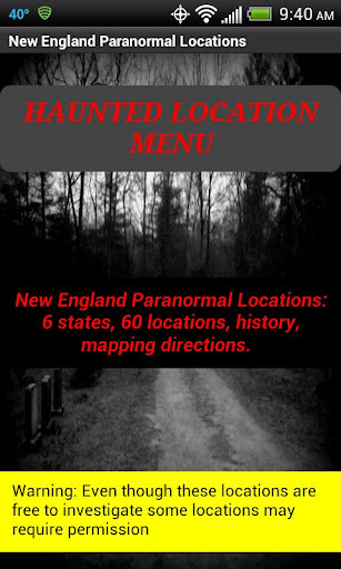 NewEnglandParanormalLocations