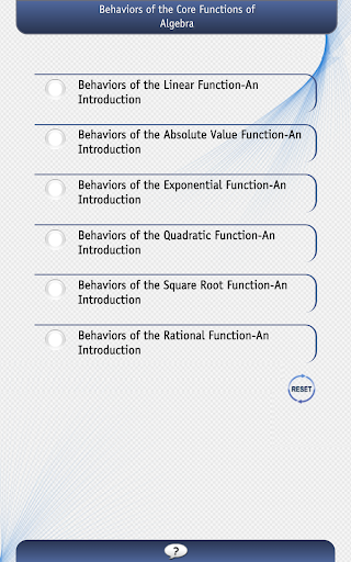 Core Function Behaviors