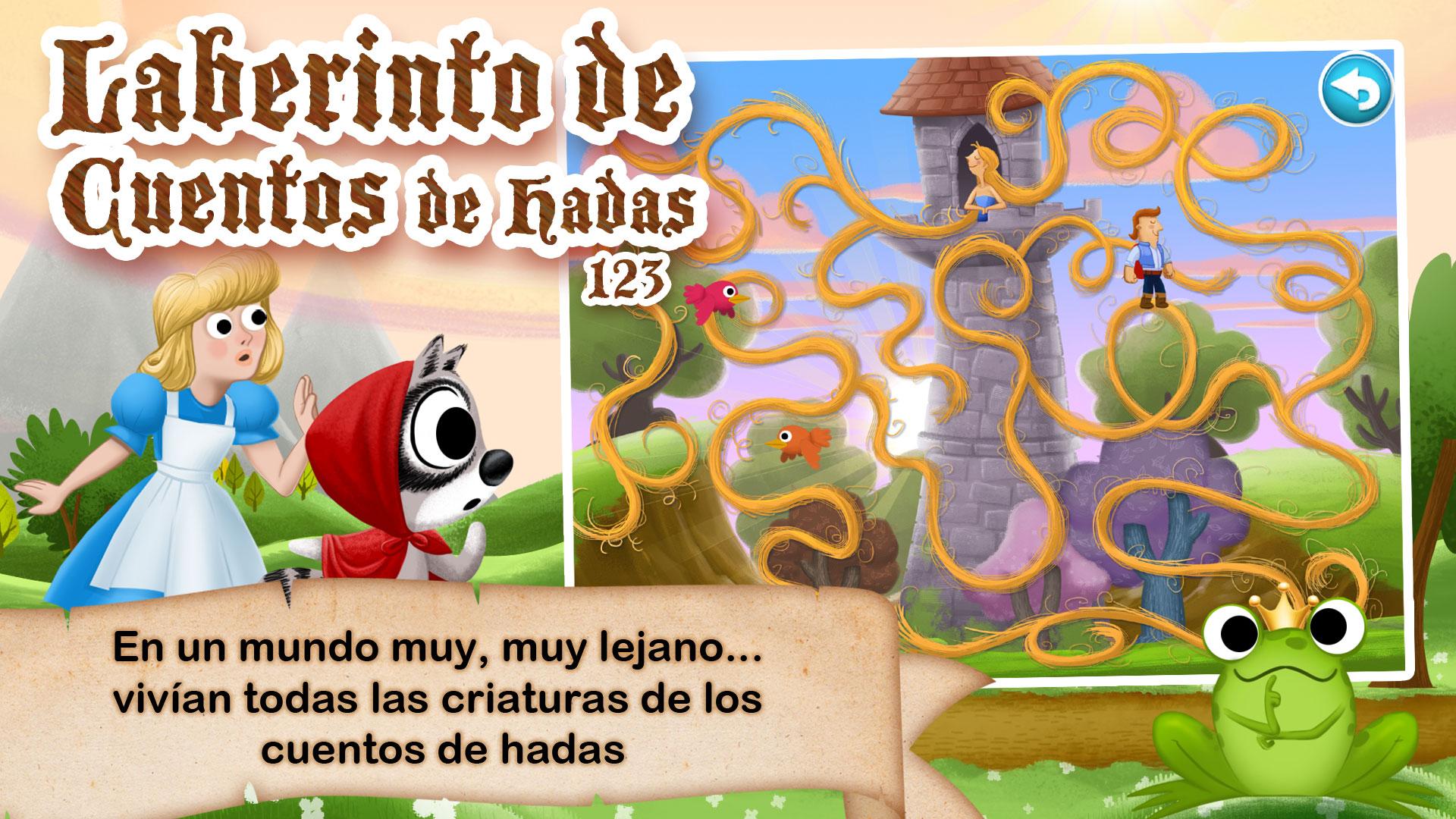 Android application Fairytale Maze 123 for Kids HD screenshort
