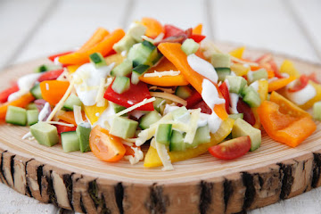 All Veggie Nachos