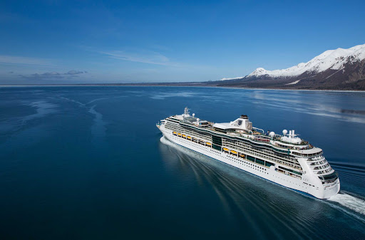 Radiance of the Seas en route to its next destination. The Royal Caribbean ship sails to Alaska, Hawaii, Australia, the South Pacific, New Zealand, Indonesia and elsewhere.
