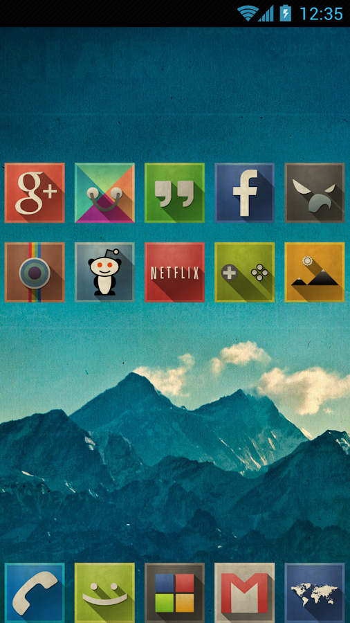 Axis - GO Apex Nova Theme - screenshot