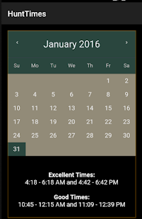 Free HuntTimes by DataSport APK for PC