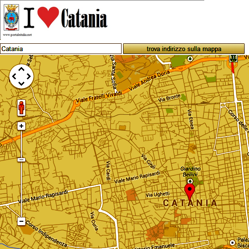 Catania map