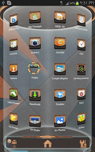 Next Launcher Leather 3D Theme - screenshot thumbnail