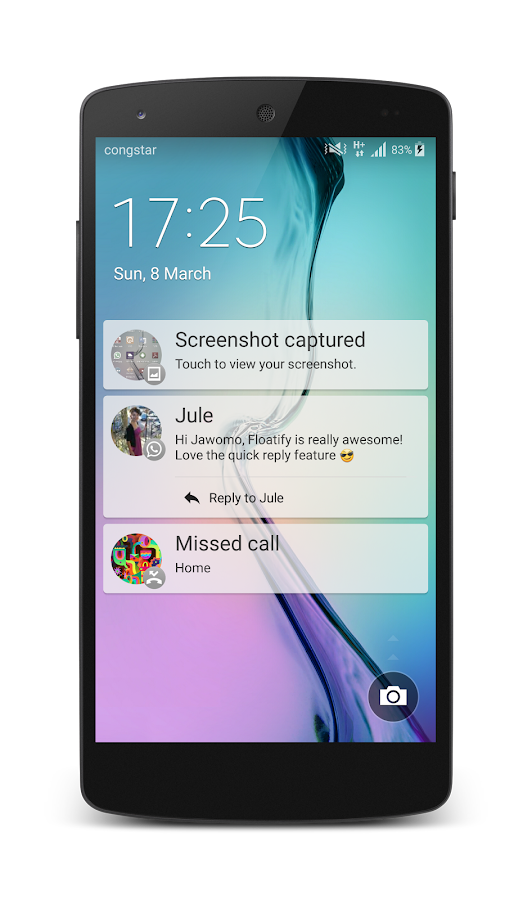Floatify Heads-up Notification - screenshot