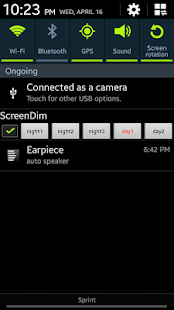 ScreenDim Full Screenshot