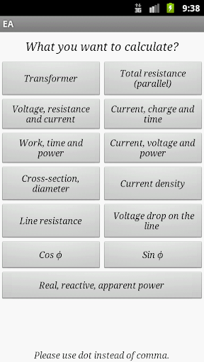 EA free Alternating current