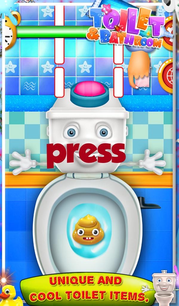 Toilet &amp; Bathroom Fun Games Screen 2