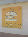 Del Taco Burger Mural 