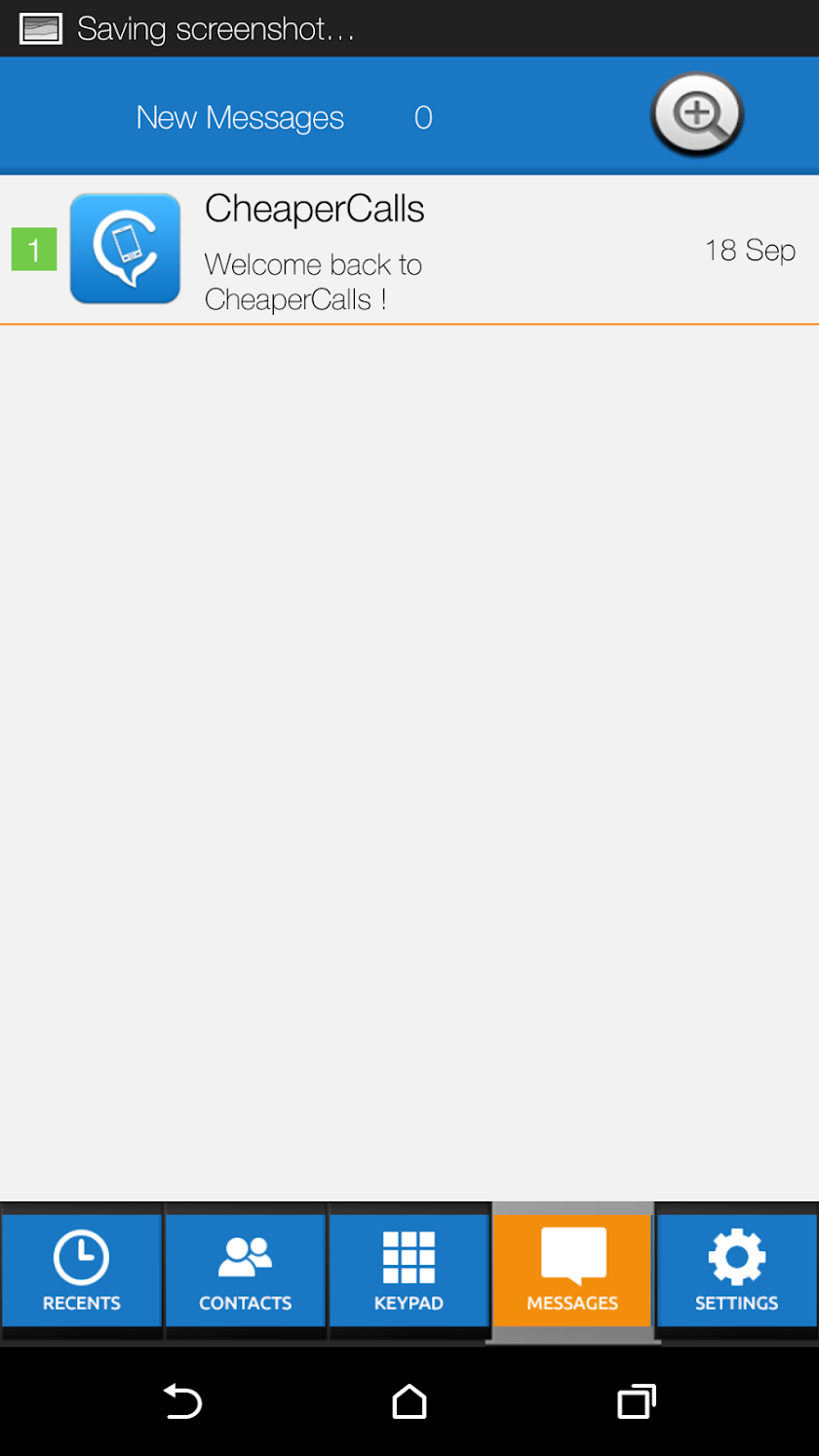 Free International Calls Screen 2