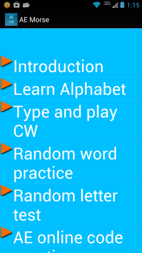 AE Morse Code Tutor
