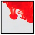 Red dye in water