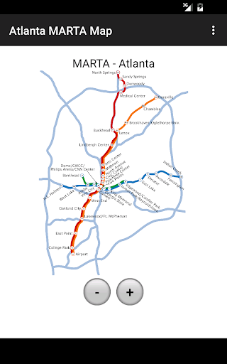 Atlanta MARTA Map