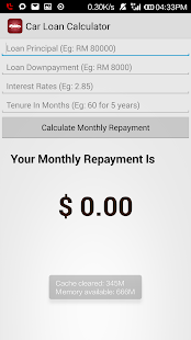 Lastest Car Loan Calculator APK for PC