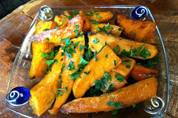 Easy Roasted Sweet Potato Wedges