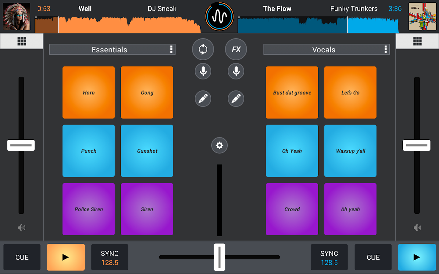 Cross DJ - Mix your music - screenshot