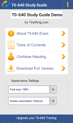 MCITP 70-640 Study Guide Demo