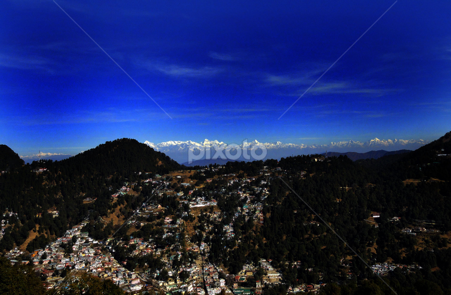 Nainital With the Great Himalaya by नवीन जोशी - Landscapes Mountains & Hills